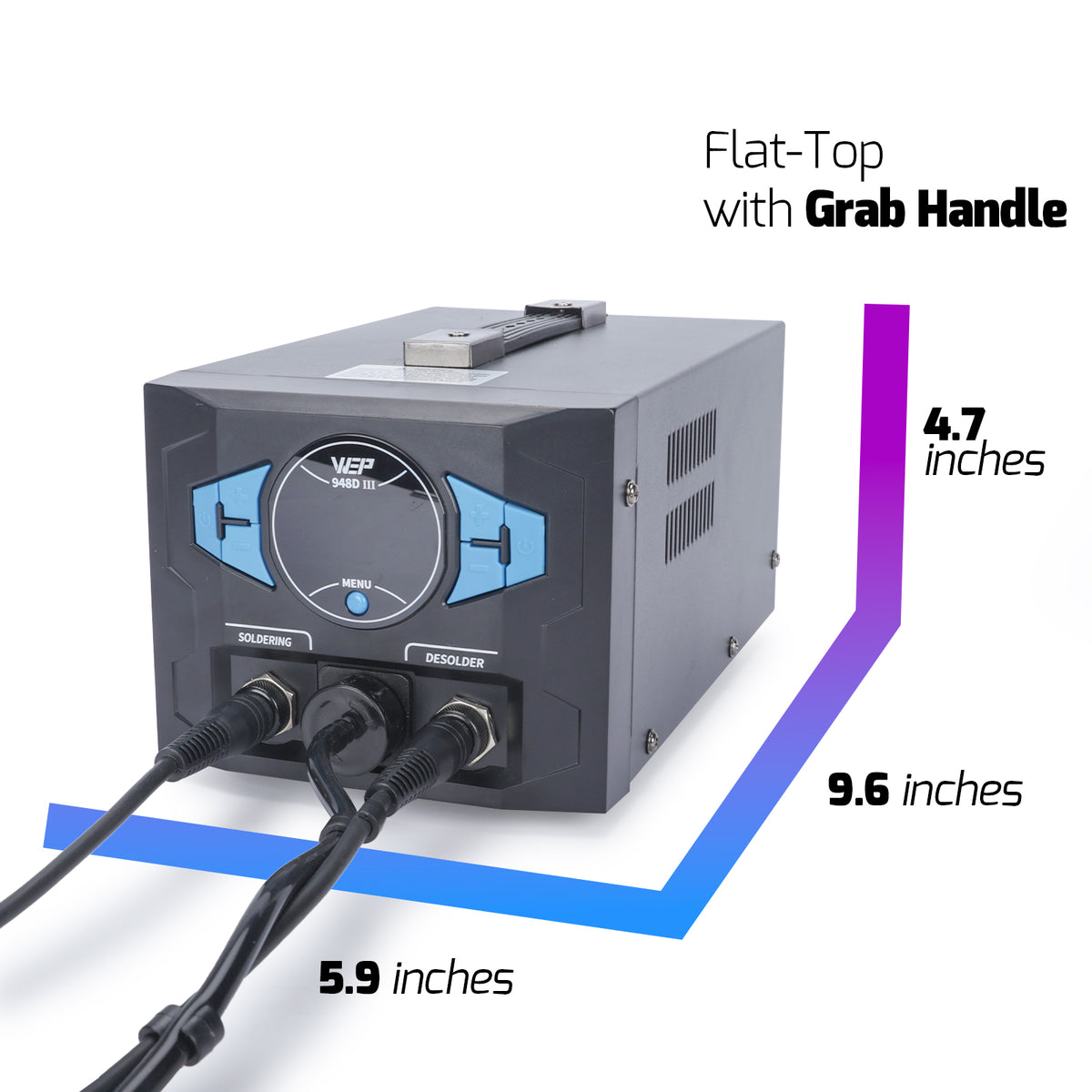 948D III Soldering + Desoldering 2-in-1 Station