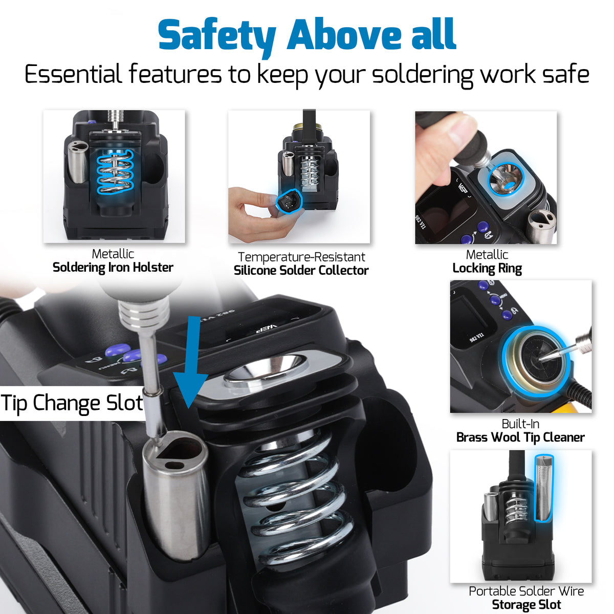 982 VI Cordless Soldering Iron Station