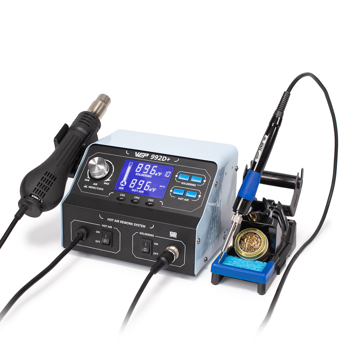 992D+ Soldering + Rework 2-in-1 Station