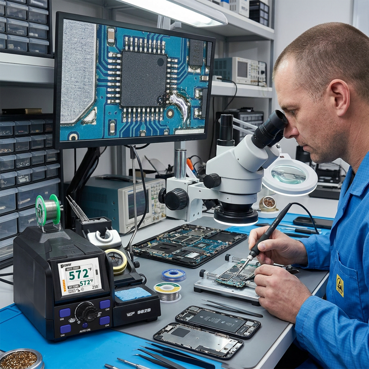 982D Micro Soldering Station