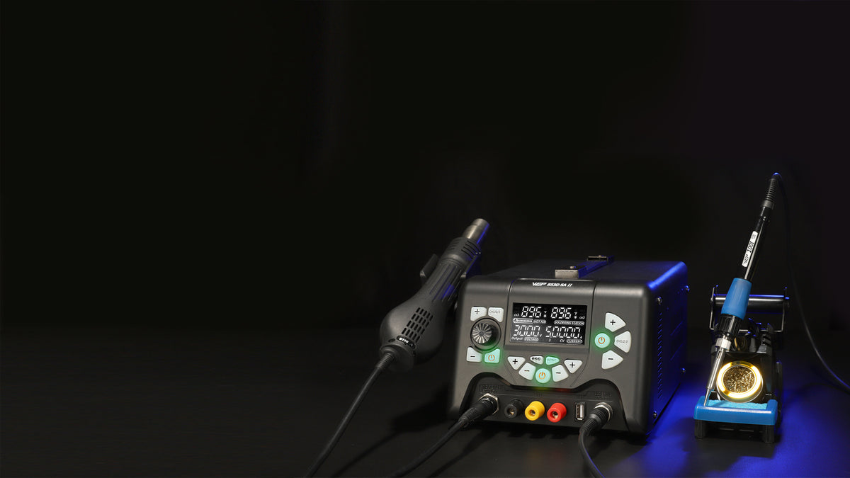 853D 5A II 3-in-1 Soldering + Rework + Power Supply