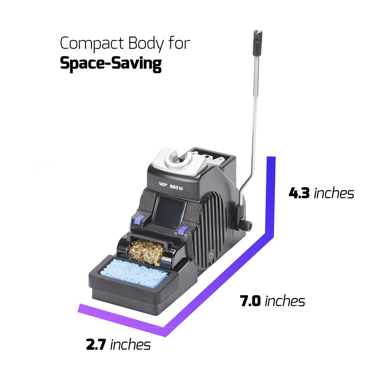 WEP 982-III Compact Micro Soldering Station