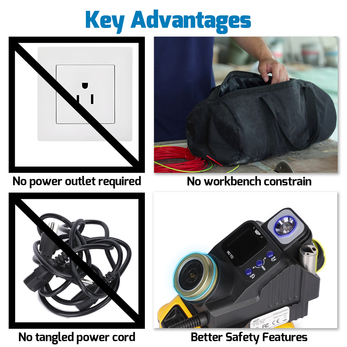 982 VI Cordless Soldering Iron Station