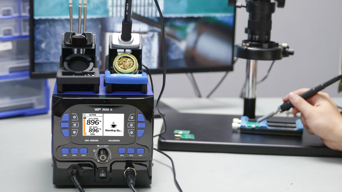 992D II 2-in-1 Soldering & Hot Air Pencil Station