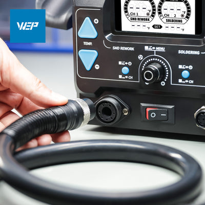 992D-III 2-in-1 Soldering & Hot Air Station