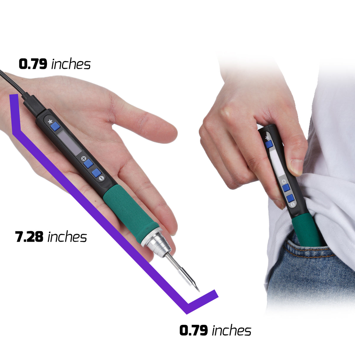 928D IV Portable Soldering Iron Kit