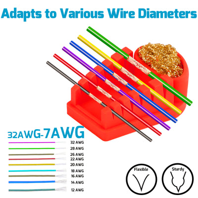 Silicone Wire Holder with Tip Cleaner