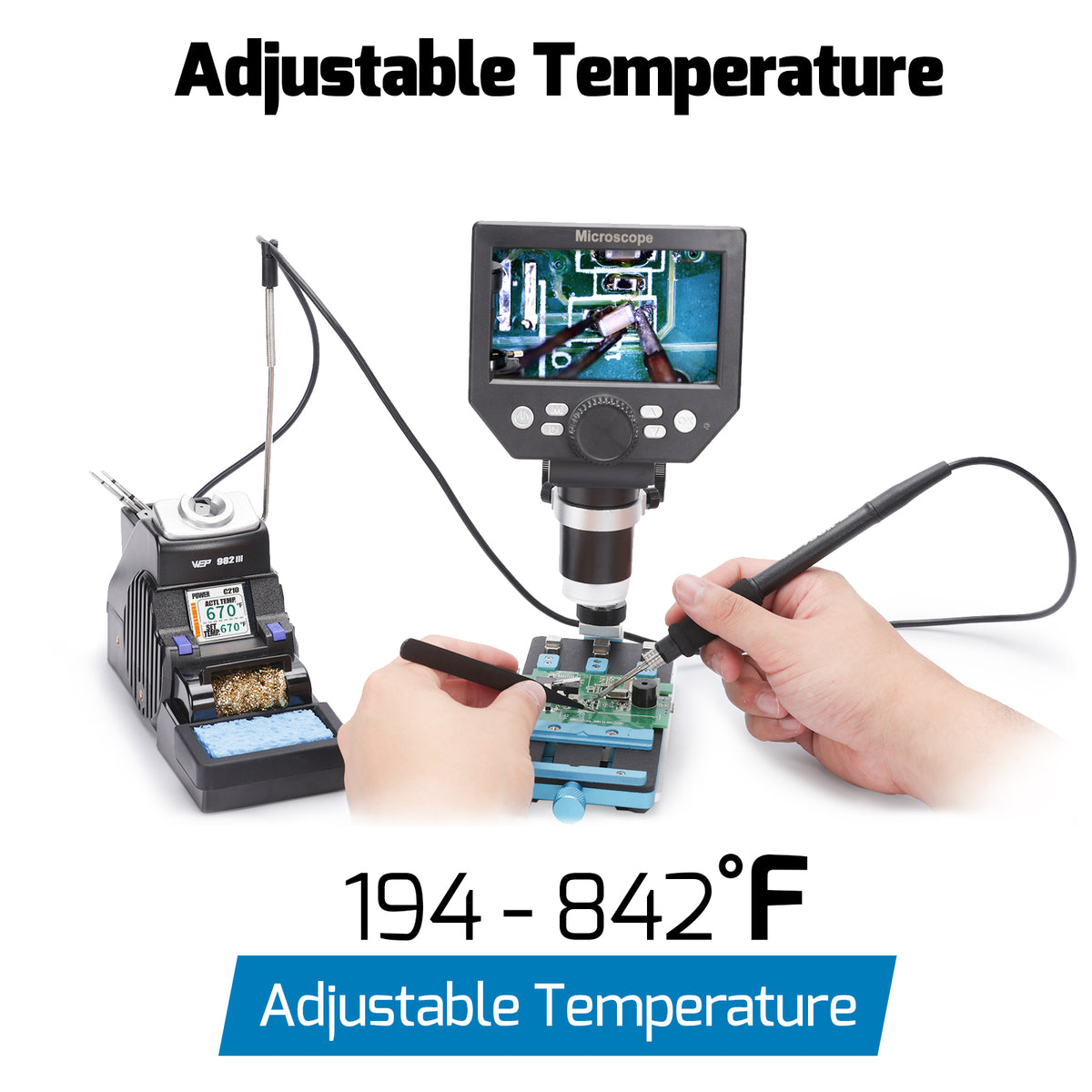 WEP 982-III Compact Micro Soldering Station