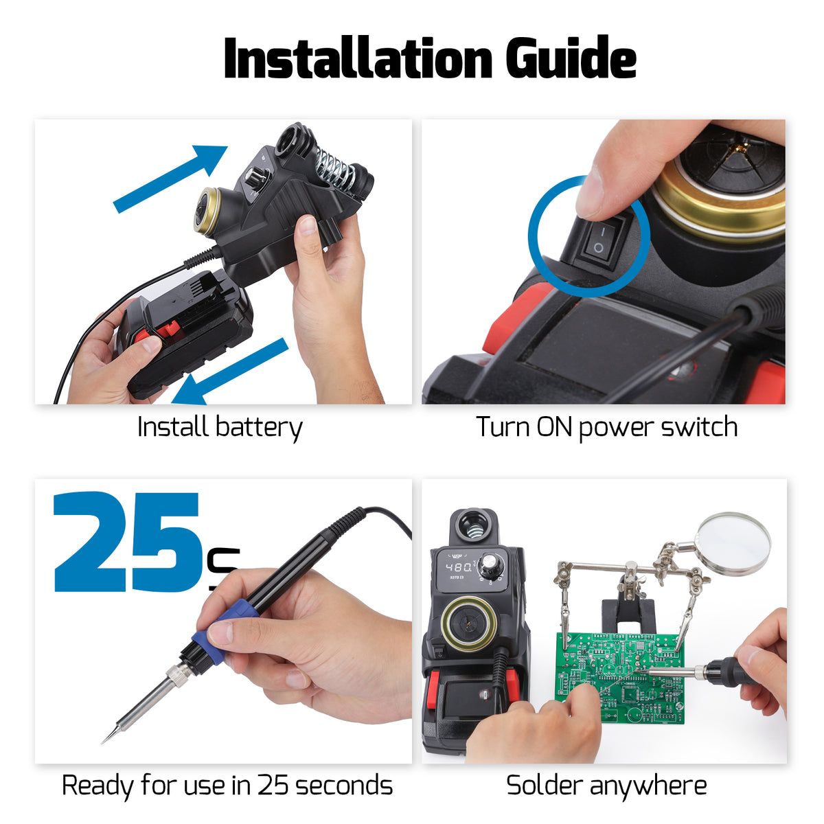 937D I Cordless Soldering Iron Station