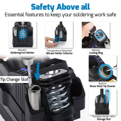 982 VI Cordless Soldering Iron Station