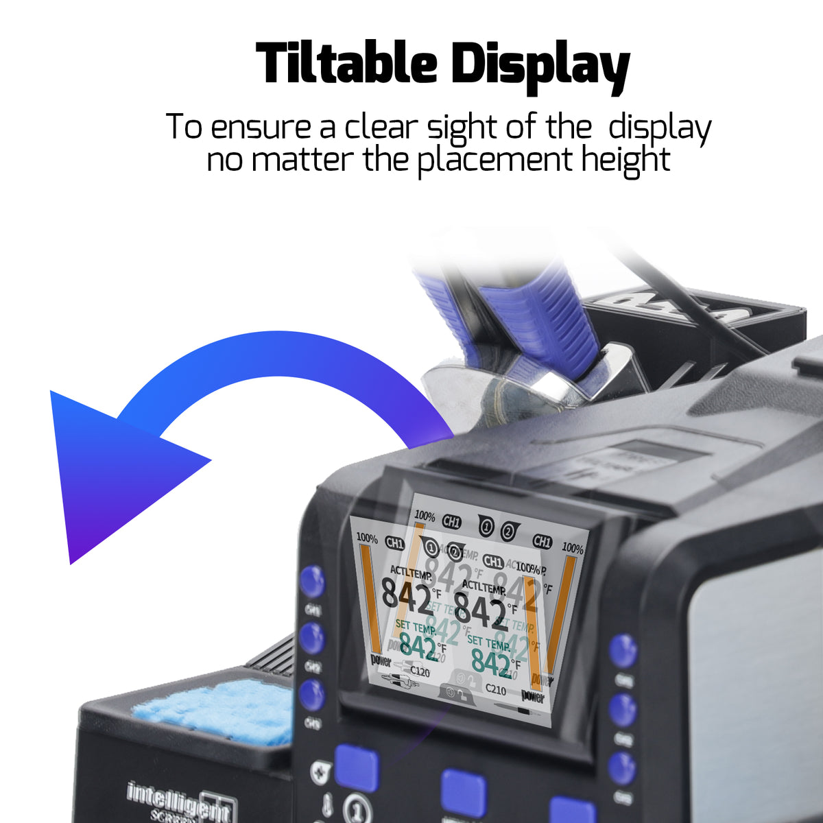 982D-III Dual-Channel Soldering & Tweezers Station