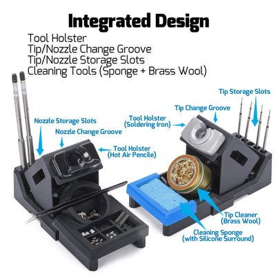 992D II 2-in-1 Soldering & Hot Air Pencil Station