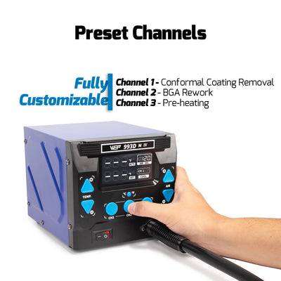 993DM IV High-Power Hot Air Rework Station