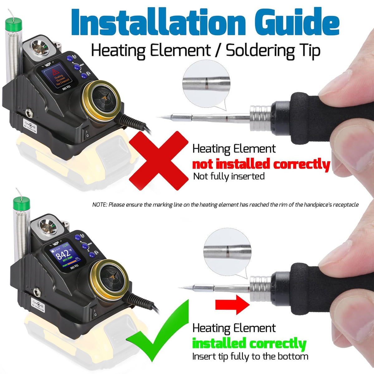 982 VI Cordless Soldering Iron Station