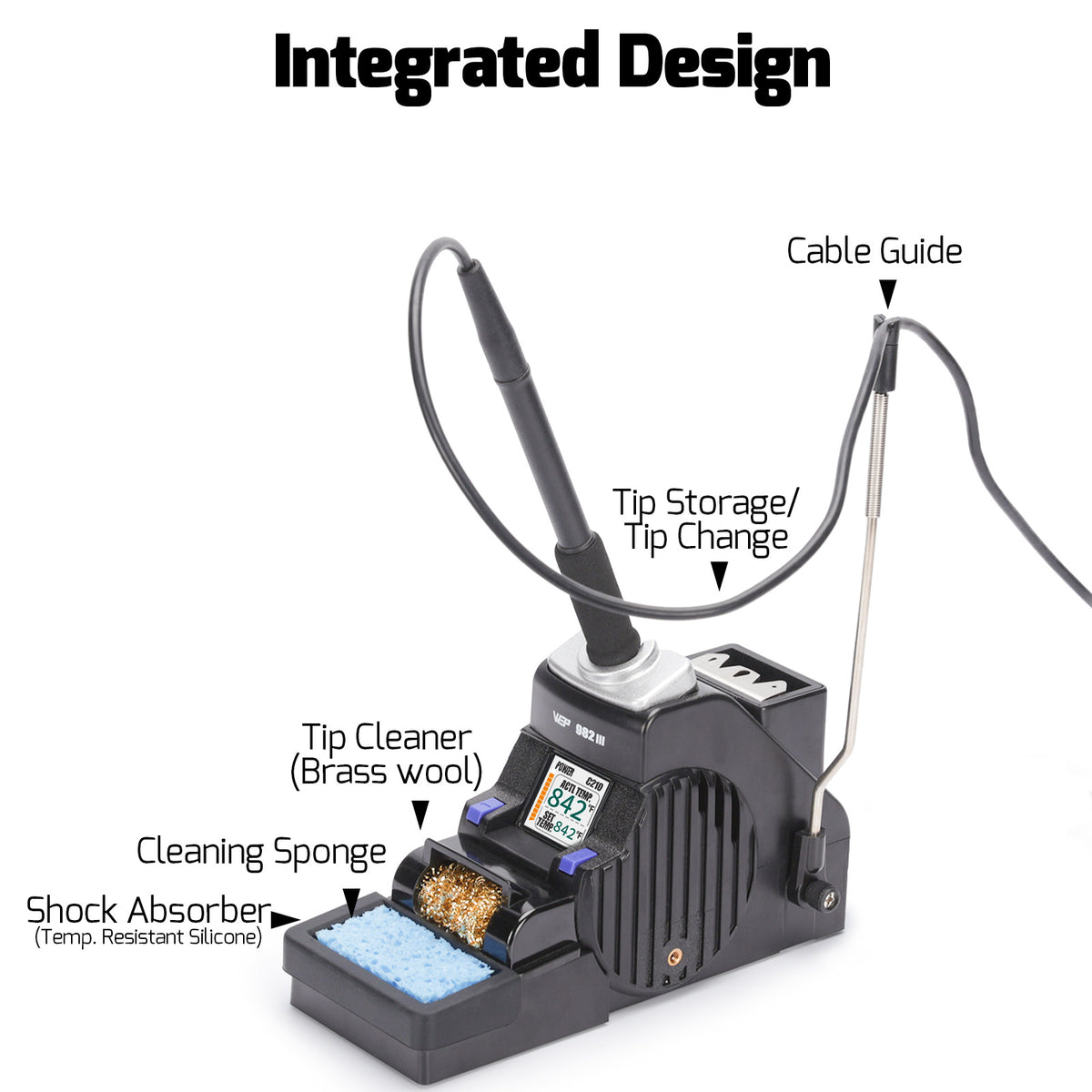 WEP 982-III Compact Micro Soldering Station